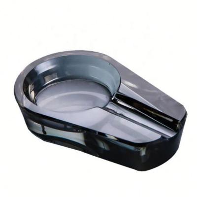 China New Style Elegance Simple Design Delicate Gorgeous European Style Eco-Friendly Glass Ashtray Eco-Friendly Ashtray for sale