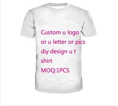 China Breathable Diy Custom Design Man T Shirt Casual Top Printing Logo for sale