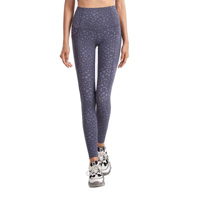 China Breathable Printed Sport Fitness Workout Yoga Leggings Speed Dry Training Gym Active Wear High Waisted Pants for sale