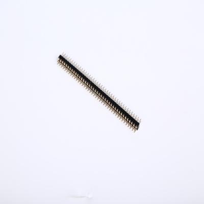 China 40Pin 2.54mm Single Row Right Angle Pin Header Connector KW-1006 Pin Header Angle Pin Header for sale