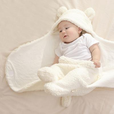 China Breathable Winter Warmth Newborn Velor Wrap Legs Split-Leg Wrap Sleeping Bag for sale