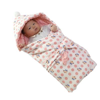 China Anti-Static Baby Wrap Swaddle Blanket For 0-6 Month Sleeping Bag Newborn And Infant Breathable Sleep Sack for sale