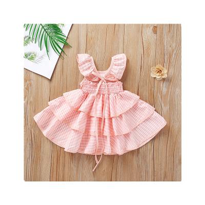 China New Style Casual Wholesale Girls Summer Sleeveless Baby Dress for sale