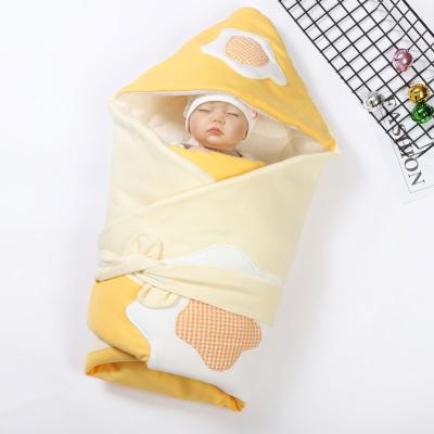 China Large Quantity 80s Antibacterial Cotton Sateen Newborn Infant 100% Baby Wrap Covering Wrap for sale