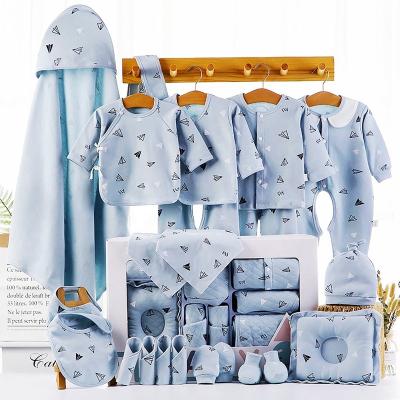 China 2021 New Long Sleeve Design Fashion 100%Cotton Organic Newborn Baby 22PCS Box Set for sale