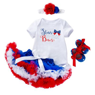 China Cartoon Comfortable Round Neck Design Fashion Breathble Pettiskirt Summer Baby Newborn Baby Dress Lovely for sale