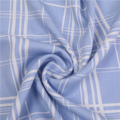 China Viable in stock soft twill fabrics printing fabrics rayon print fabric for shirts for sale