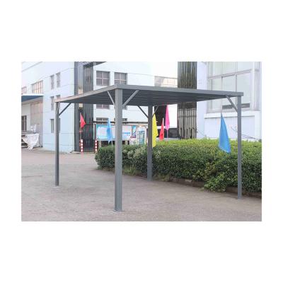 China High Quality Outdoor Aluminum Garden Gazebo Aluminum or Iron Patio Gazebo Glass Top Design for sale