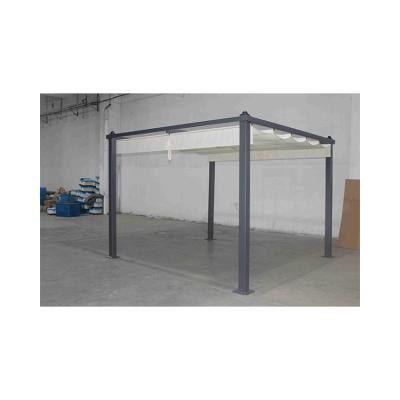 China Modern Aluminum Or Iron Gazebo High Quality Tent Roof Design Metal Panel Airy Top Gazebo for sale