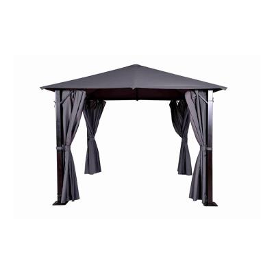 China Outdoor Gazebo Wind Resistant Aluminum Or Iron Garden Forts Extend Gazebo With Hand-Painting for sale