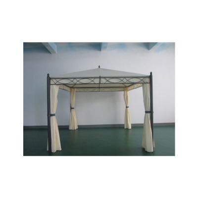 China Exquisite Wind Resistant Strong Design Metal Aluminum Or Iron Gazebo Luxury Gazebo for sale