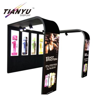 China Canton Fair Trade Trade Show Layout Exhibition Booth Durable Toolless Fabric Printing Rack. for sale