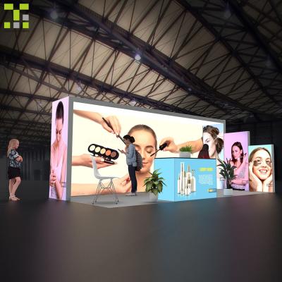 China Shopping Mall Customized Factory Hot Selling Dreamy Color Hanging Accessories Boxes Designed Large Led Outdoor Portable Light Box for sale