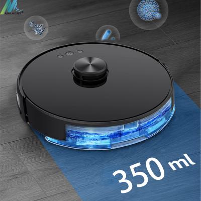 China Hotel Wifi Robot Vacuum Cleaner 2000PA Robot Cleaner With LDS Navigation Smart Auto Water Tank Filling for sale