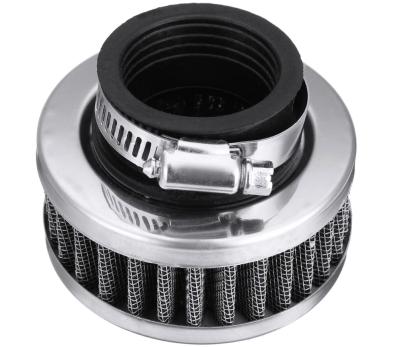 China Double Layer Stainless Steel Air Filter Mesh 35mm/42mm/48mm/52mm Cleaner Universal Motorcycle Pit Bike for sale