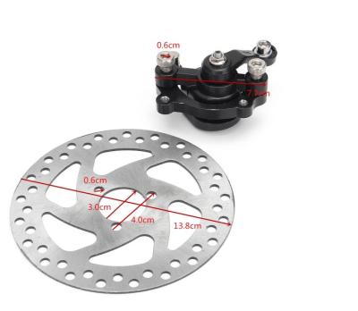 China Motorcycle Protect System 140mm Disc Brake Rotors Caliber Kit Gas Mini Dirt Bike ATV Rear Electric Scooter for sale