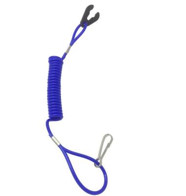 China Universal Lanyard Kill Switch Key Cord Safety Protector Outdoor Boat Motor for Yamaha - Blue for sale