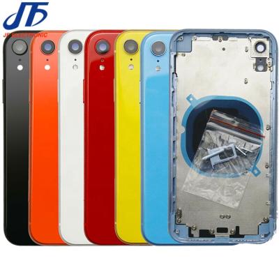 China High Quality Parts Glass Battery Back Housing Body For iphone xr Back Glass Housing With Frame Replacement for sale