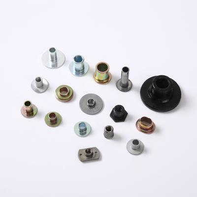 China Automotive Furniture Cold T-Nut Three Hole Title Round Weld Nut Insert Lock Tee Base T Nut for sale