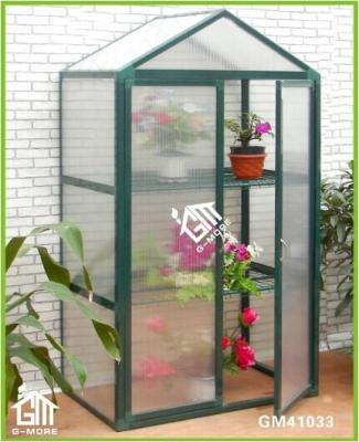 China 108x55x158cm Green Color Double Door Nursery Series Garden Greenhouse for sale