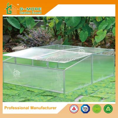 China 100 x 120 x 40cm Silver Color Cold Frame Series Garden Greenhouse for sale