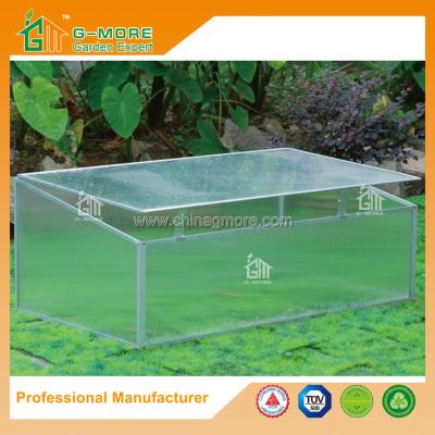 China 100x 60 x 40cm Silver Color Cold Frame Series Garden Greenhouse for sale