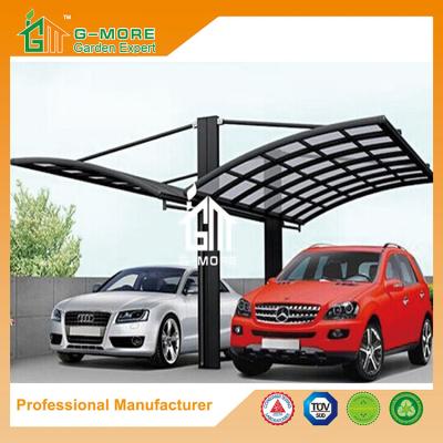 China Carport fácil del policarbonato y del aluminio del color blanco DIY de 550 de x 600 de los x 230CM en venta