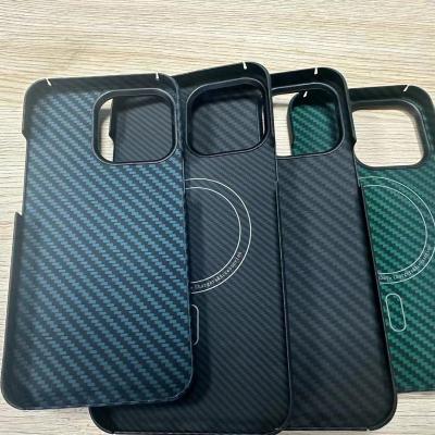 China Real Carbon Fiber Shockproof Cover For Z Flip / Fold iKevlar Mobile Case for sale