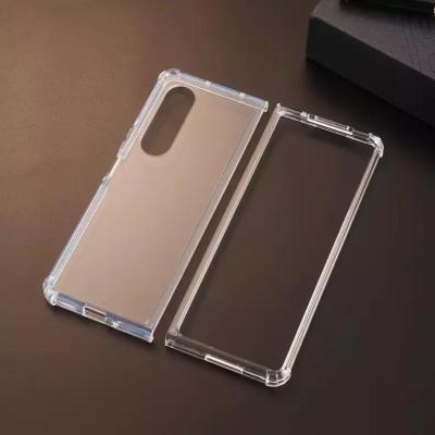 China Shockproof All-Inclusive2 in 1 Transparent Folding Screen Protector Phone Case for Samsung Galaxy Z Fold4 4 fold 3 for sale