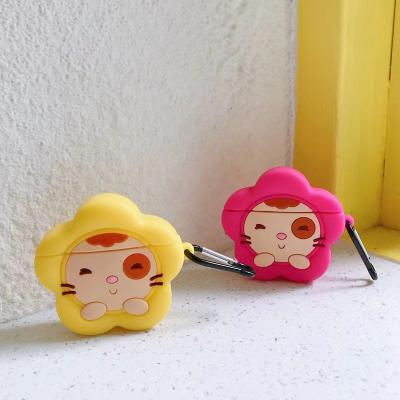 China QUICK DRY For AirPods Case Cute 3D Cartoon Earphone Cover Customized Silicone Earphone Bag for sale