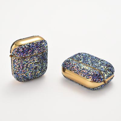 China 2023 QUICK DRY Glitter Bling Air Pods Pro Cases For Airpods Case Diamond Sparkle Luxury Designer For Apple Airpods Case for sale