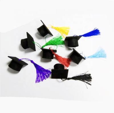 China Small Holiday Mini Graduation Cap Bottle Topper Hat for sale