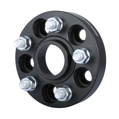 China For Subaru Black 25MM PCD 5x100 CB 56.1mm Forged Alloy Wheel Adapters & Spacers For Subaru for sale