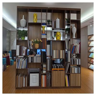 China (Size)Simple Designs Bookcase Adjustable Solid Wooden Book Shelves For Home for sale