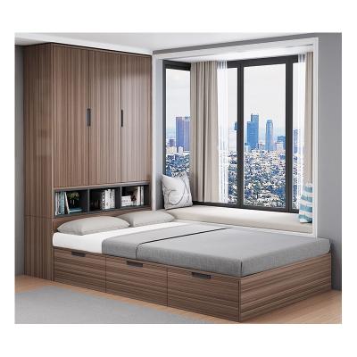 China Convertible Popular Mult-functional Tatami Wardrobe Custom Cabinet Design Space Saving Furniture for sale