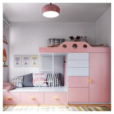 China Double Bede Girl's Favorite (Size) Children's Bedroom Factory Direct Sale Adjustable Bedroom Customized for sale