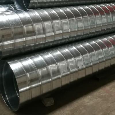 China Ventilation Column Spiral Duct Pipe Industrial Steel Spiral Welded Carbon Steel Pipe for sale