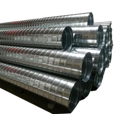 China Cooling System Industrial Air Duct Galvanized Stainless Steel Steel Spiral Air Duct for sale