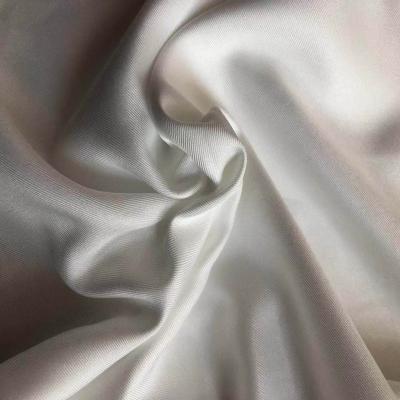 China Anti-static polyester silk like twill for sublimation/PFP white polyester silk like silky twill/75GSM polyester twill for sublimation print for sale