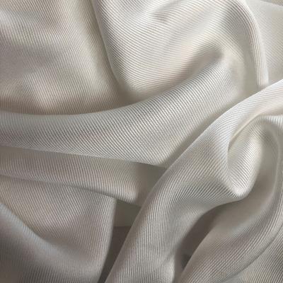 China Anti-static soft silk twill satin ready for sublimation print/80GSM twill silk satin for fashion/white color silk satin twil for sublimation for sale