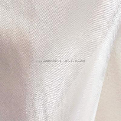 China 100DX100D 64GSM Anti-Static Shine Silk Organza Crystal Organza Fabric for sale