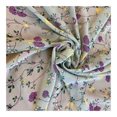 China 75D Chiffon Floral Printing Anti-static Wholesale Chiffon For Dress for sale