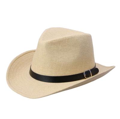 China Wholesale Cheap Summer Sun Protection Outdoor Cowboy Straw Hat Eco - Friendly for sale