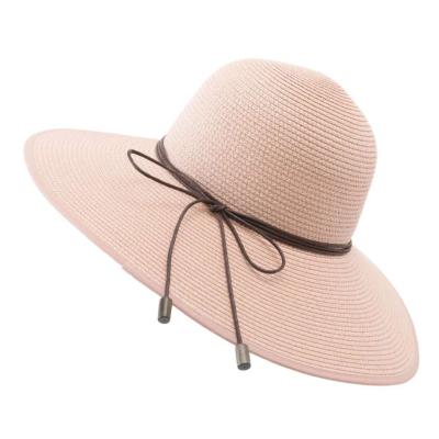 China Wholesale Character Design New Straw Hats Natural Summer Floppy Straw Hats Beach Straw Hat For Women for sale