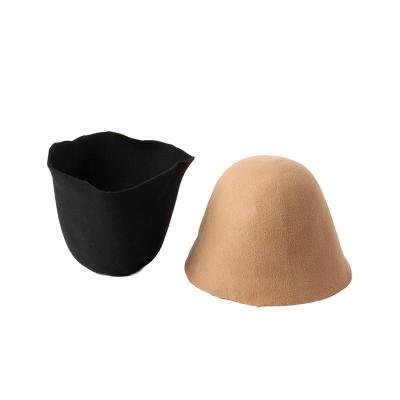 China China Dobby Hat Body 100% Cheap Empty Single Wool Felt Cone Hat Body Felt Cowls 100% Wool Felt Hat Australian Material for sale