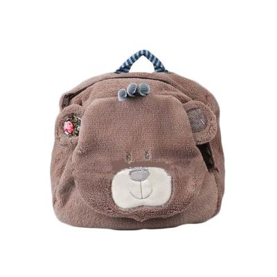 China Cute Toy Plush Toy Bear Schoolbag Doll Backpack Children's Border Gifts Can Be Wholesale for sale