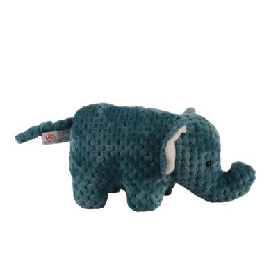 China ODM Knitted Customized Wholesale Medium Plush Dolls Embroidery Elephant Stuffed Animal Toys Children's Birthday Gifts for sale