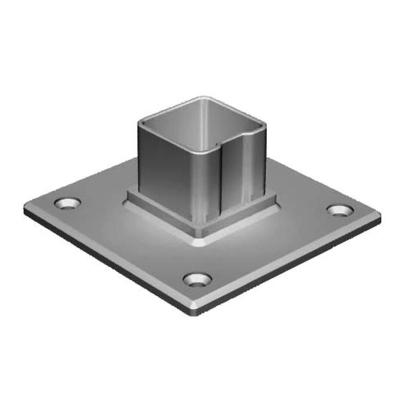 China 304 stainless steel & THE BIG PROMOTION 316 COMES IN COMING SEPTEMBER! Three way square connector of balustrade tube/square tube base for sale