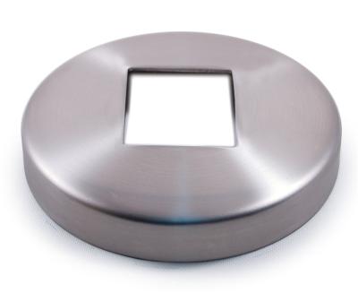 China AISI304/316/316L Square Handrail Flange Cover / Flat Base Cover / Post Cover for sale