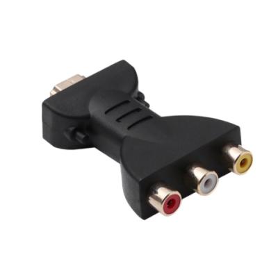 China 2019 New High Quality Gold Plated HDMI To 3 RGB RCA AV Component Video Audio Adapter Converter.... for sale